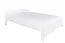 Weißes Doppelbett Buche Massivholz 117, Gästebett, inkl. Lattenrost, Matratzenmaße 160 x 200 cm, modernes Design, stabil und langlebig