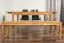 Bank Wooden Nature 134 Eiche massiv - 160 x 33 cm (L x B)