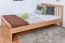 "Easy Premium Line" Doppelbett K8 in Überlänge inkl. 1 Abdeckblende, 140 x 220 cm, Buche Vollholz massiv Natur