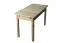 Tisch ausziehbar Kiefer massiv Vollholz natur 008 (eckig) - Abmessung 120/170 x 80 cm (B x T)