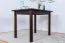 Tisch Kiefer massiv Vollholz Walnussfarben Junco 228A (eckig) - 100 x 70 cm (B x T)