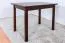 Tisch Kiefer massiv Vollholz Walnussfarben Junco 228A (eckig) - 100 x 70 cm (B x T)