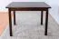 Tisch Kiefer massiv Vollholz Walnussfarben Junco 228A (eckig) - 100 x 70 cm (B x T)