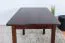 Tisch Kiefer massiv Vollholz Walnussfarben Junco 228A (eckig) - 100 x 70 cm (B x T)
