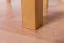 Tisch Kiefer massiv Vollholz Erlefarben Junco 228A (eckig) - 70 x 100 cm (B x T)
