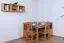 Hängeregal / Wandregal Kiefer massiv Vollholz Erlefarben Junco 333 - Abmessungen: 30 x 120 x 24 cm (H x B x T)