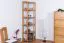 Regal / Eckregal Kiefer massiv Vollholz Erlefarben Junco 58 - Abmessungen: 200 x 71 x 54 cm (H x B x T)