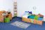 Regal / Eckregal Kiefer massiv Vollholz Erlefarben Junco 59 - Abmessungen: 200 x 42 x 30 cm (H xB x T)