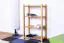 Schuhregal Buche Vollholz massiv Erlefarben Junco 223 - Abmessungen: 100 x 58 x 28 cm (H x B x T)