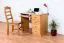Schreibtisch Kiefer massiv Vollholz Erlefarben Junco 191 - Abmessungen: 75 x 100 x 55 cm (H x B x T)