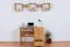Schreibtisch Kiefer massiv Vollholz Erlefarben Junco 191 - Abmessungen: 75 x 100 x 55 cm (H x B x T)