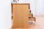 Schreibtisch Kiefer massiv Vollholz Erlefarben Junco 191 - Abmessungen: 75 x 100 x 55 cm (H x B x T)