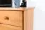 Schreibtisch Kiefer massiv Vollholz Erlefarben Junco 191 - Abmessungen: 75 x 100 x 55 cm (H x B x T)