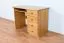 Schreibtisch Kiefer massiv Vollholz Erlefarben Junco 191 - Abmessungen: 75 x 100 x 55 cm (H x B x T)