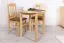 Tisch Kiefer massiv Vollholz natur Junco 234B (rund) - Durchmesser 80 cm