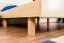 Jugendbett Buche massiv Vollholz natur 116, inkl. Lattenrost - 160 x 200 cm (B x L)