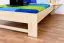 Kinderbett / Jugendbett Buche massiv Vollholz natur 110, inkl. Lattenrost - 140 x 200 cm (B x L)