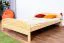 Doppelbett / Gästebett Kiefer massiv Vollholz natur 87, inkl. Lattenrost - 160 x 200 cm (B x L)