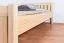 Doppelbett / Gästebett Kiefer massiv Vollholz natur 65, inkl. Lattenrost - 180 x 200 cm (B x L)