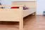 Bett Kiefer 160 x 200 cm Natur
