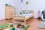 Kinderbett / Jugendbett Kiefer massiv Vollholz natur 72, inkl. Lattenrost - 90 x 200 cm (B x L)