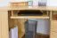 Schreibtisch Kiefer massiv Vollholz natur Junco 186 - Abmessungen: 75 x 138 x 83 cm (H x B x T)