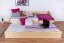 Jugendbett / Funktionsbett Kiefer massiv Vollholz natur 93, inkl. Lattenrost - 90 x 200 cm (B x L)
