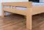 Einzelbett / Gästebett "Easy Premium Line" K8, 120 x 200 cm Buche Vollholz massiv Natur