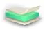Matratze Basic Elastik mit PU Schaum - Abmessungen: 120 x 200 cm