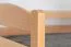 Stockbett für Erwachsene "Easy Premium Line" K18/n, Kopfteil mit Löchern, Buche Vollholz massiv Natur - 90 x 200 cm, (L x B) teilbar