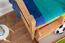 Etagenbett / Stockbett "Easy Premium Line" K19/n inkl. 2 Schubladen und 2 Abdeckblenden, Kopf- und Fußteil mit Löchern, Buche Vollholz massiv Natur - 90 x 200 cm (B x L), teilbar