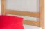 Etagenbett / Stockbett "Easy Premium Line" K20/n inkl. 2 Schubladen und 2 Abdeckblenden, Kopf- und Fußteil gerade, Buche Vollholz massiv Natur - Liegefläche: 90 x 200 cm, teilbar