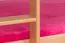 Etagenbett / Stockbett "Easy Premium Line" K20/h inkl. Liegeplatz und 2 Abdeckblenden, Kopf- und Fußteil gerade, Buche Vollholz massiv Natur - Liegefläche: 90 x 200 cm (B x L), teilbar