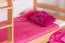 Etagenbett / Stockbett SET mit 2 Matratzen K20/h | inkl. Liegeplatz und 2 Abdeckblenden | Kopfteil gerade | Buche massiv Natur | Liegefläche: 90 x 200 cm