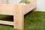 Kinderbett / Jugendbett Buche massiv Vollholz natur 111, inkl. Lattenrost - 80 x 200 cm (B x L)