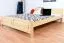 Jugendbett Kiefer massiv Vollholz natur 79, inkl. Lattenrost - 160 x 200 cm (B x L)