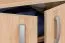 Garderobe Ainsa 02, Farbe: Eiche Braun - 209 x 50 x 37 cm (H x B x T)