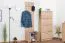 Garderobe Ainsa 02, Farbe: Eiche Braun - 209 x 50 x 37 cm (H x B x T)