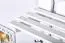 Garderobe Kiefer massiv Vollholz Weiß Junco 354 – Abmessungen: 60 x 80 x 28 cm H x B x T)