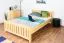 Kinderbett / Jugendbett Kiefer massiv Vollholz natur 65, inkl. Lattenrost - 140 x 200 cm (B x L)