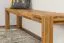 Bank Wooden Nature 133 Eiche massiv - 200 x 33 cm (L x B)