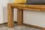 Bank Wooden Nature 133 Eiche massiv - 200 x 33 cm (L x B)