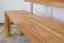 Bank Wooden Nature 135 Eiche massiv - 140 x 35 cm (L x B)