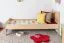 Kinderbett / Jugendbett Buche massiv Vollholz natur 109, inkl. Lattenrost - 80 x 200 cm (B x L)