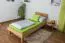 Jugendbett Wooden Nature 02 Kernbuche massiv geölt - Liegefläche 90 x 200 cm (B x L)