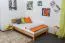 Jugendbett Wooden Nature 03 Kernbuche massiv geölt - Liegefläche 120 x 200 cm (B x L)