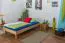 Jugendbett Wooden Nature 04 Kernbuche massiv geölt - Liegefläche 100 x 200 cm (B x L)