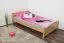 Kinderbett / Jugendbett Buche massiv Vollholz natur 117, inkl. Lattenrost - Liegefläche 120 x 200 cm