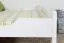 Jugendbett "Easy Premium Line" K5, 160 x 200 cm Buche Vollholz massiv weiß lackiert