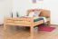 Jugendbett "Easy Premium Line" K7, 140 x 200 cm Buche Vollholz massiv Natur